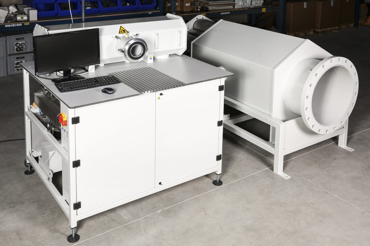 Test bench In and outlet piping Flocaltec